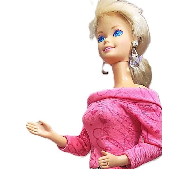 1992 Vintage Redressed Earring Magic Barbie W/Cool Boots - Picture 7 of 11